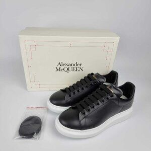 ALEXANDER/MCQUEEN Women's Black And White Sneakers